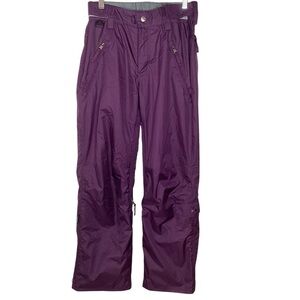 Turbine Siren Snowboard Pants Women Red Sz S Lined Water Repellent EUC
